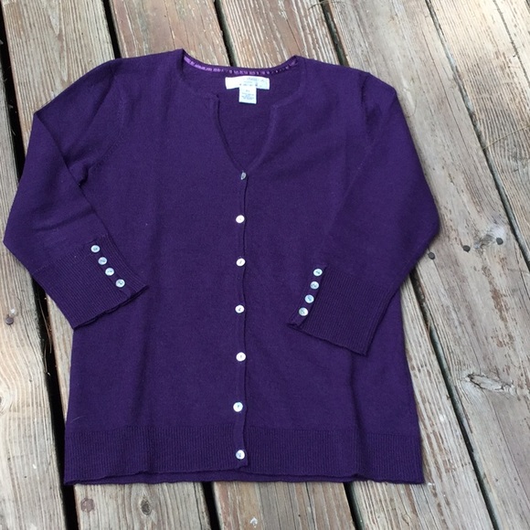 Merino wool cardigan - Picture 3 of 5